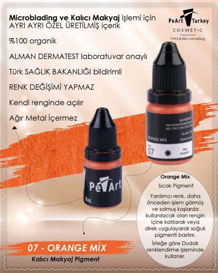 PeArt Kalıcı Makyaj Boyası PMU ( Orange Mix )