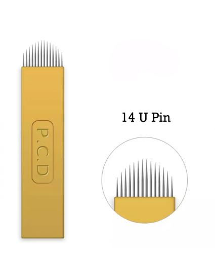 14U Pin Microblading İğnesi Pcd 0.25mm 10 Adet