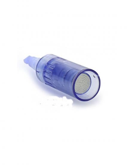 Nano Başlık Dr Pen A6 Dermapen İğnesi - Mavi Kartuşlu Soketli İğnesi