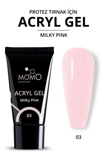 Momo Professional Akril Jel No:03 Milky Pink