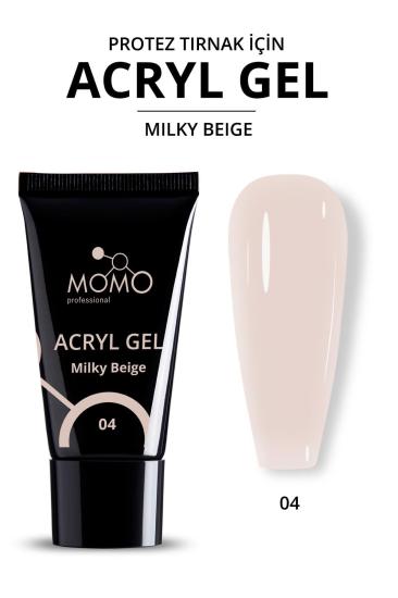 Momo Professional Akril Jel No:04 Milky Beige
