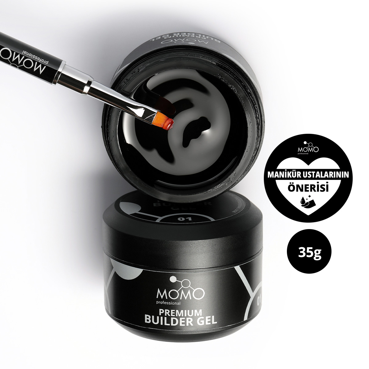 Momo%20Professional%20Premium%20Protez%20Tırnak%20Jeli%2001,%20Şeffaf,%2035%20gr