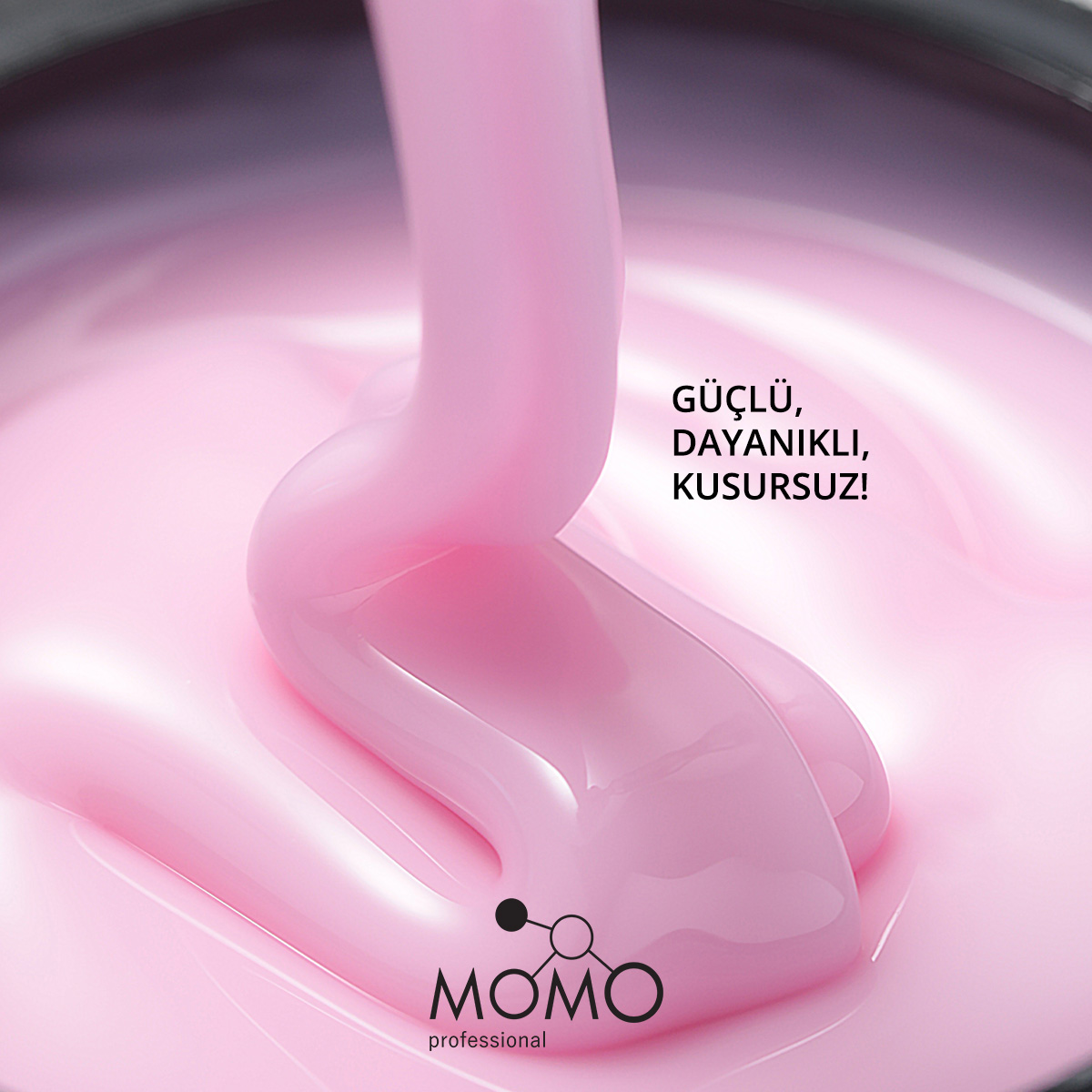 Momo%20Professional%20Premium%20Protez%20Tırnak%20Jeli%2006,%20Pembe,%2035%20gr