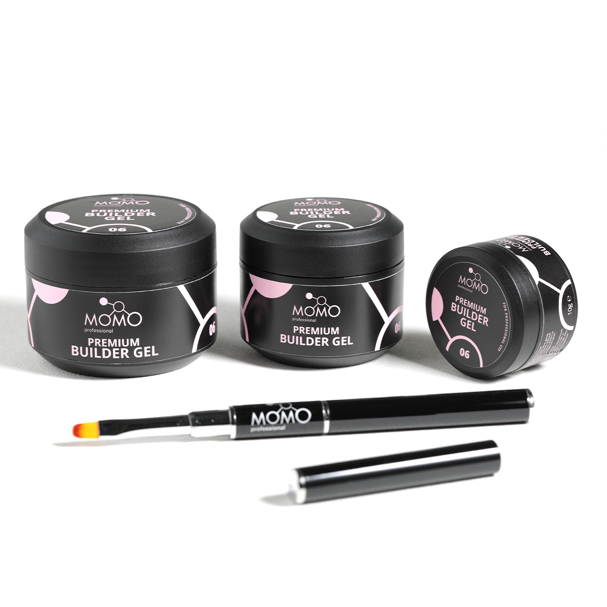 Momo%20Professional%20Premium%20Protez%20Tırnak%20Jeli%2006,%20Pembe,%2035%20gr