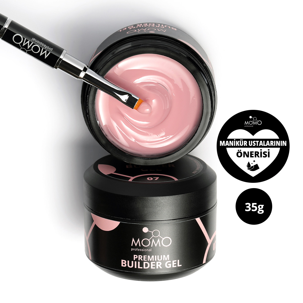 Momo%20Professional%20Premium%20Protez%20Tırnak%20Jeli%2007,%20Natural,%2035%20gr