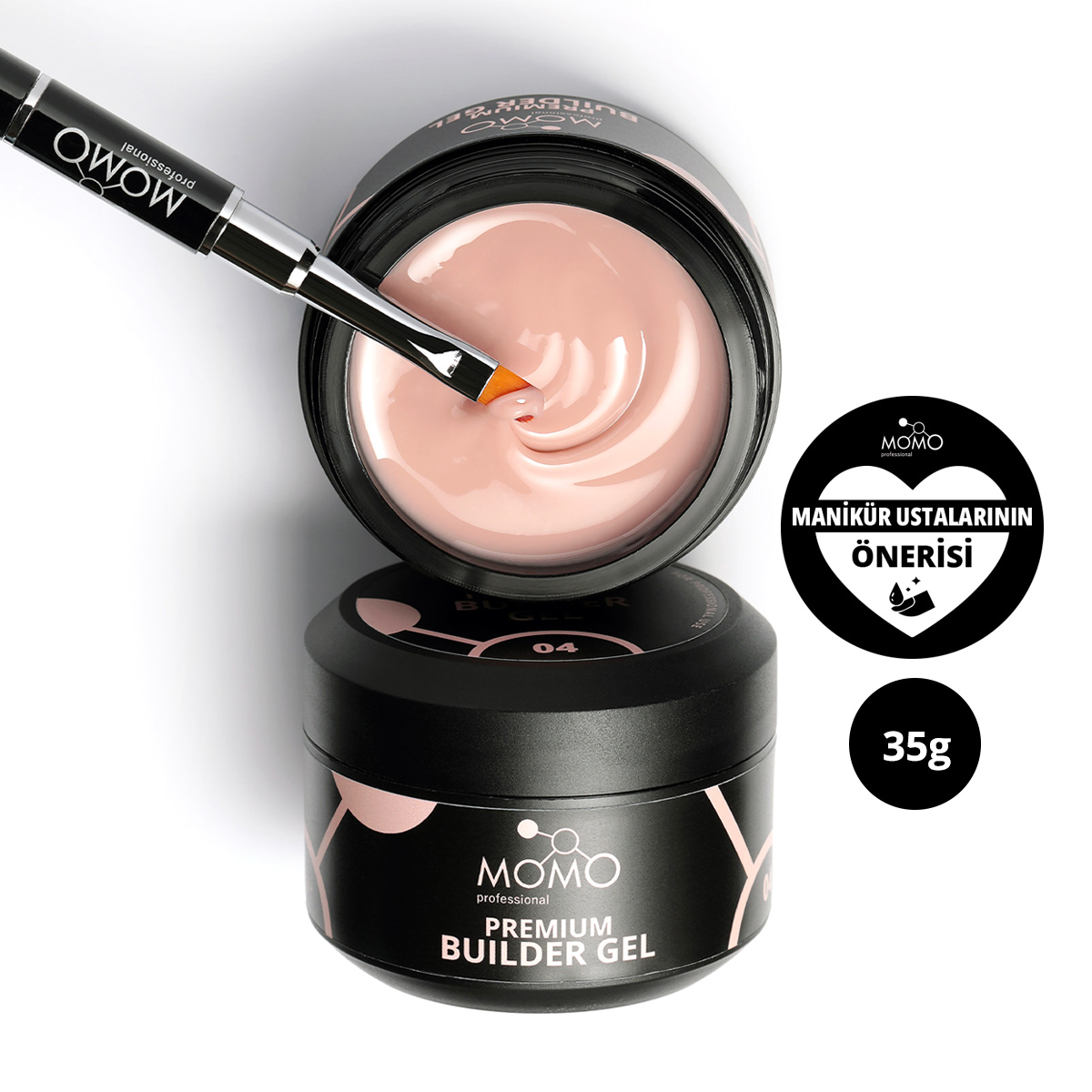 Momo%20Professional%20Premium%20Protez%20Tırnak%20Jeli%2004,%20Bej,%2035%20gr