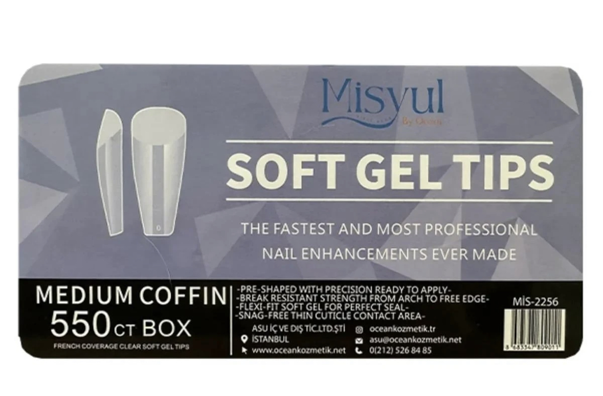 MİSYUL%20SOFT%20GEL%20TIPS%20MEDIUM%20COFFIN%20550