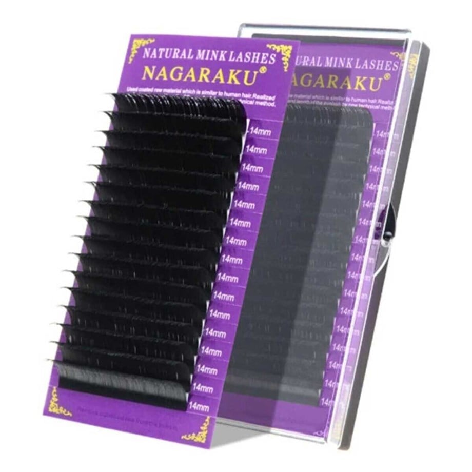 Nagaraku%20İpek%20Kirpik%200.07%20C%20Kıvrım%208%20mm%20