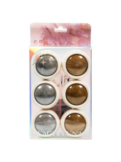 Nail Art Tırnak Süsleme 6’lı Ayna Tozu