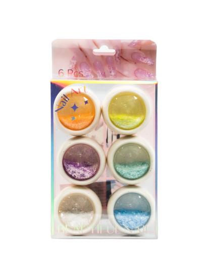 Nail Art Tırnak Süsleme 6’lı Gilitter Set