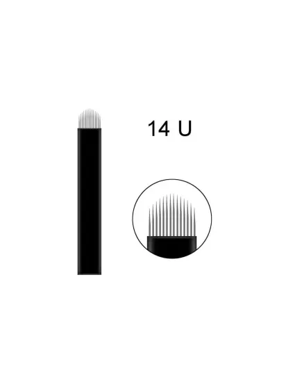 14U Pin Microblading İğnesi Blades 0.18mm