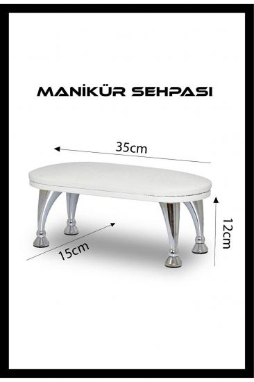 Beyaz Renk Manikür Sehpası 