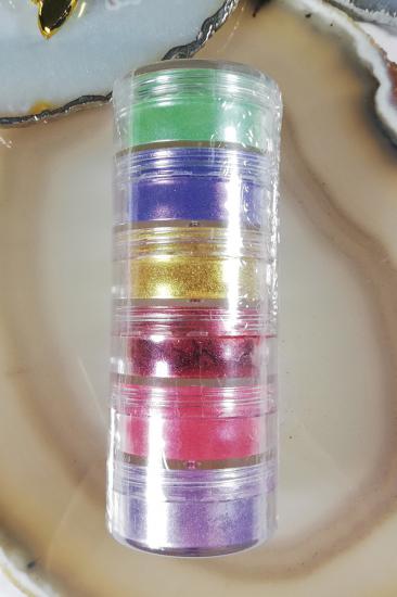 Loreen Professional Neon 6’lı Pigment Inci Tozu Tırnak Tozu Simli