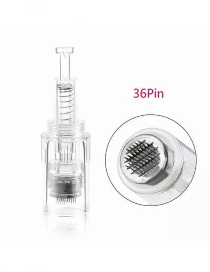 36 Pin Kartuşlu Vidalı Dermapen İğnesi 