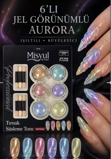 Jel Görünümlü Aurora Toz Seti