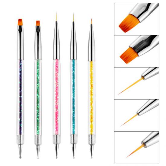 5’li Çok Amaçlı Nail Art Fırça Seti