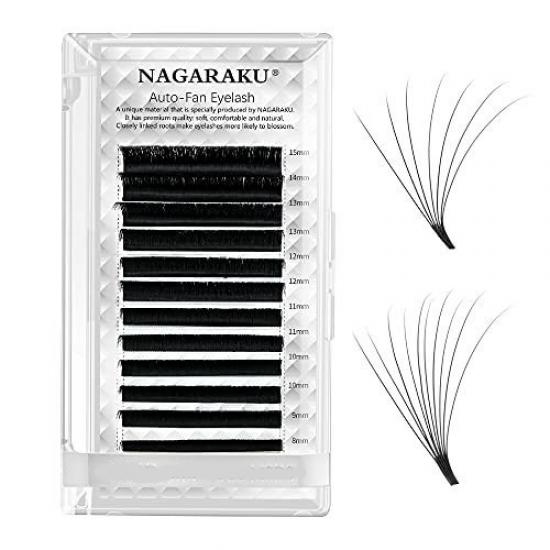 Nagaraku Ipek Kirpik Auto-fan Çek Bırak 