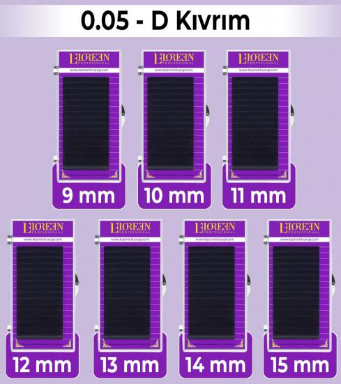 Loreen Professional İpek Kirpik Set 0.05 D 