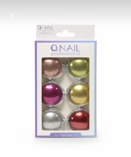 Nail Art Tırnak Süsleme 6’lı Krom Toz