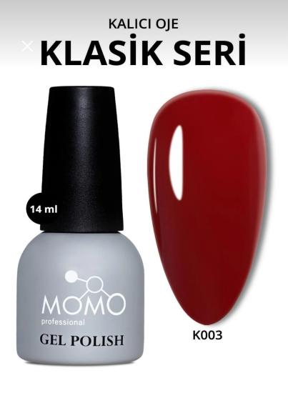 Momo Professional Kalıcı Oje Şarap K003 14ml