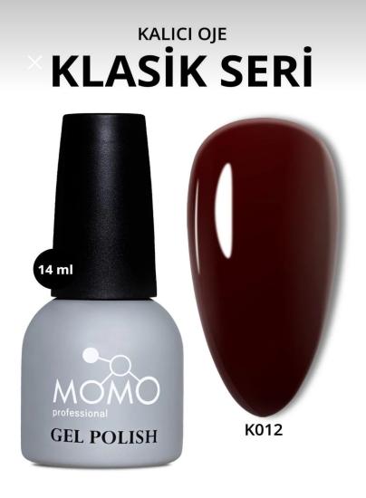 Momo Professional Kalıcı Oje Kahve Mürdüm K012 