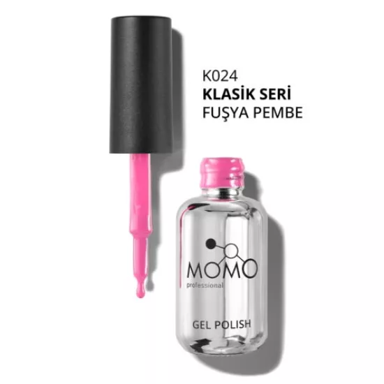Momo Professional Kalıcı Oje Fuşya Pembe K024 10ml