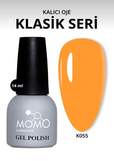 Momo Professional Kalıcı Oje Açık Turuncu K055 