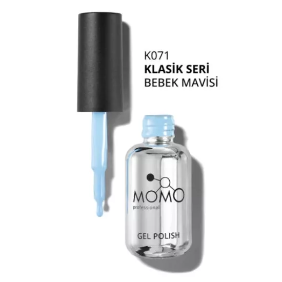 Momo Professional Kalıcı Oje Bebek Mavi K071 10ml