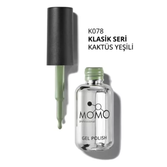 Momo Professional Kalıcı Oje Kaktüs Yeşil K078 