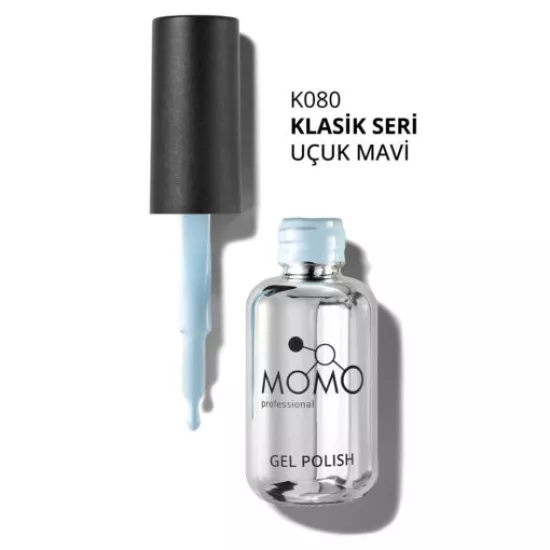 Momo Professional Kalıcı Oje Uçuk Mavi K080 10ml