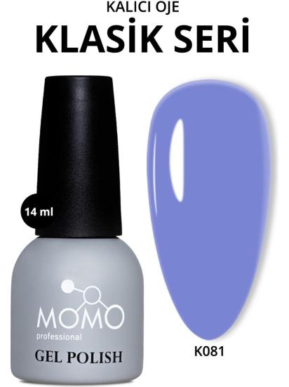 Momo Professional Kalıcı Oje Mavi Lila K081 14ml