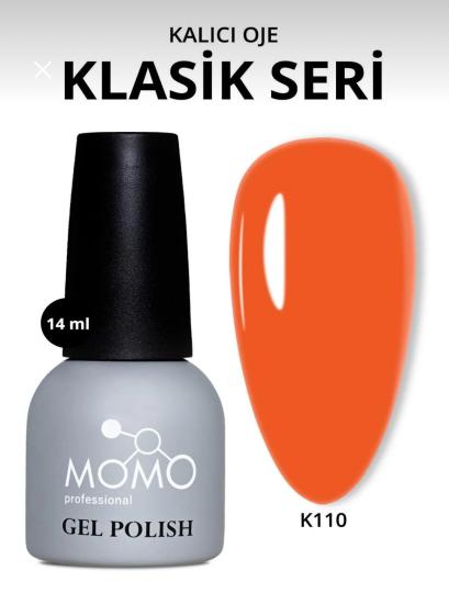 Momo Professional Kalıcı Oje Koyu Turuncu K110 