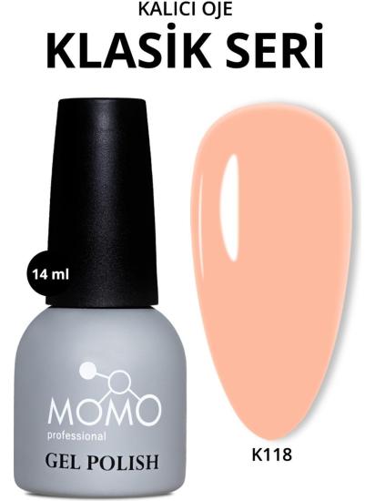 Momo Professional Kalıcı Oje Açık Şeftali K118