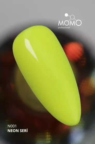 Momo Professional Kalıcı Oje N001 Neon Sarı 14 ml