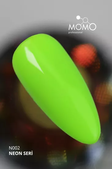 Momo Professional Kalıcı Oje N002 Neon Yeşil 14 ml