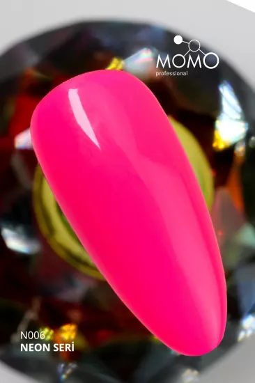 Momo Professional Kalıcı Oje N006 Neon Pembe