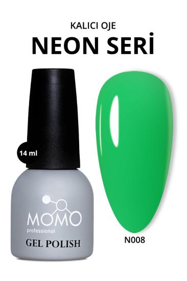 Momo Professional Kalıcı Oje N008 Neon Çimen Yeşili