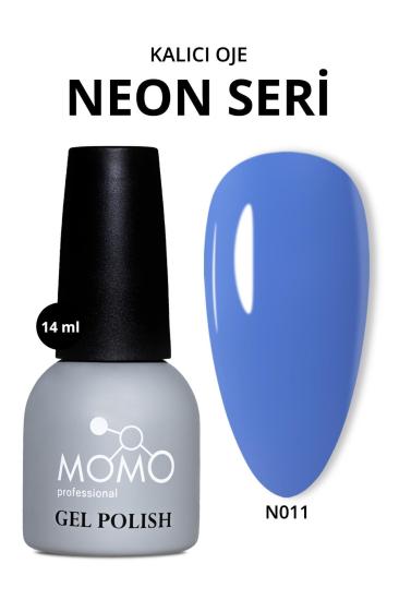 Momo Professional Kalıcı Oje N011 Neon Mavi