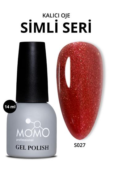 Momo Professional Simli Yoğun Işıltılı Bordo Kırmızı