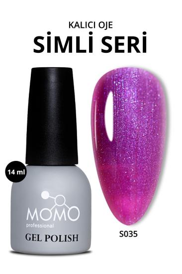 Momo Professional Simli Mavi Sedefli Mor