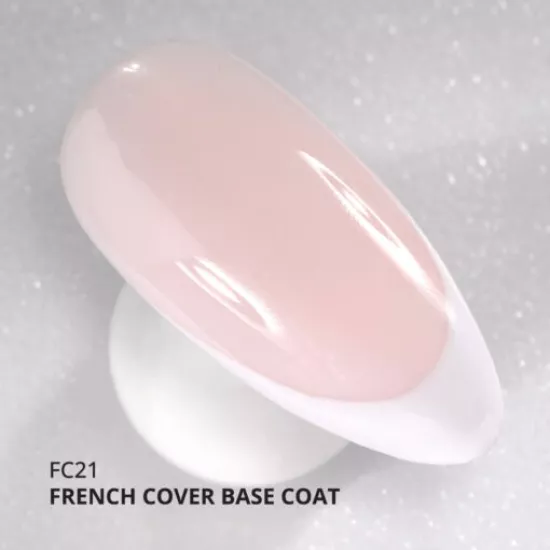 French Cover Rubber Base Coat FC21, Uçuk Pembe