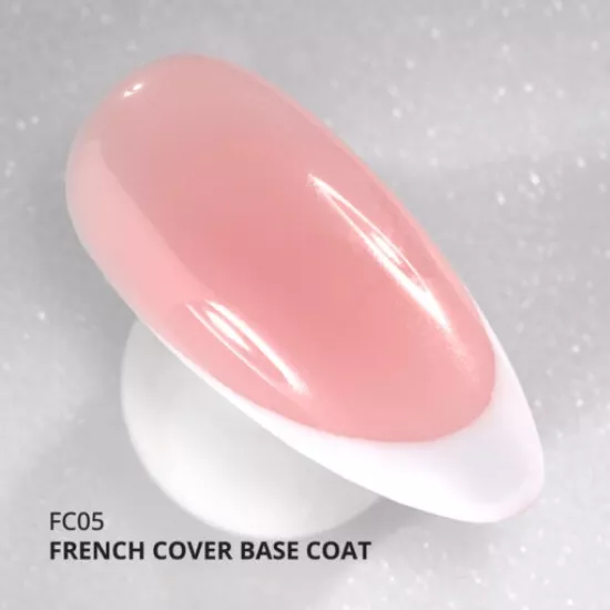 French Cover Rubber Base Coat Nude Pembe, 10 ml
