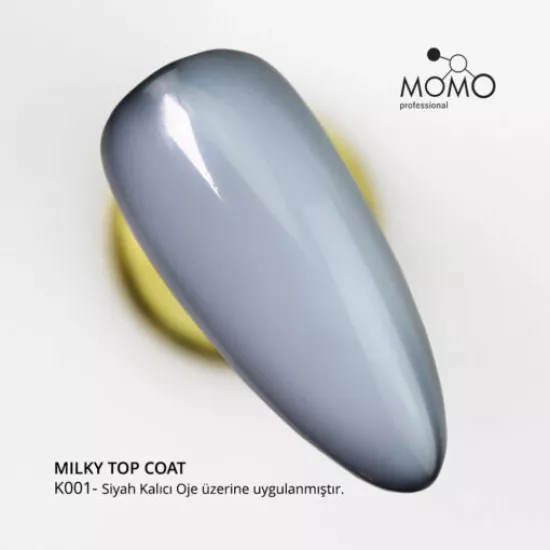 Momo Professional Milky Top Coat Rakı Beyazı 10ml