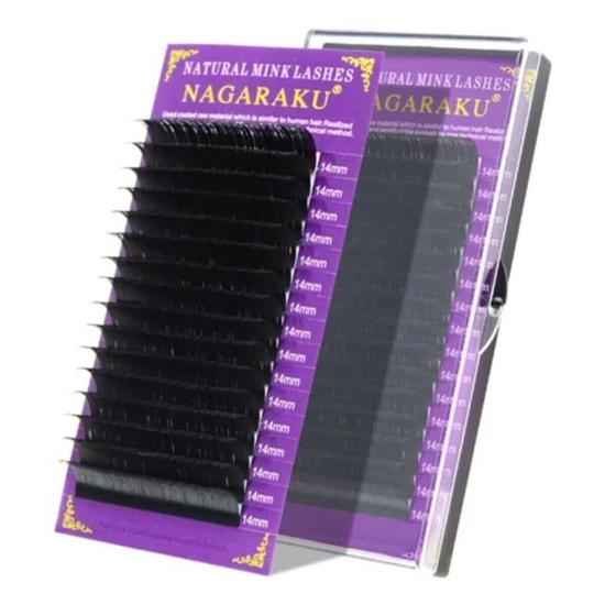 Nagaraku İpek Kirpik 0.07 C Kıvrım 16 mm 