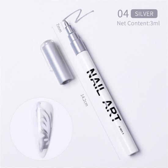 Nail Art çizim kalemi SILVER