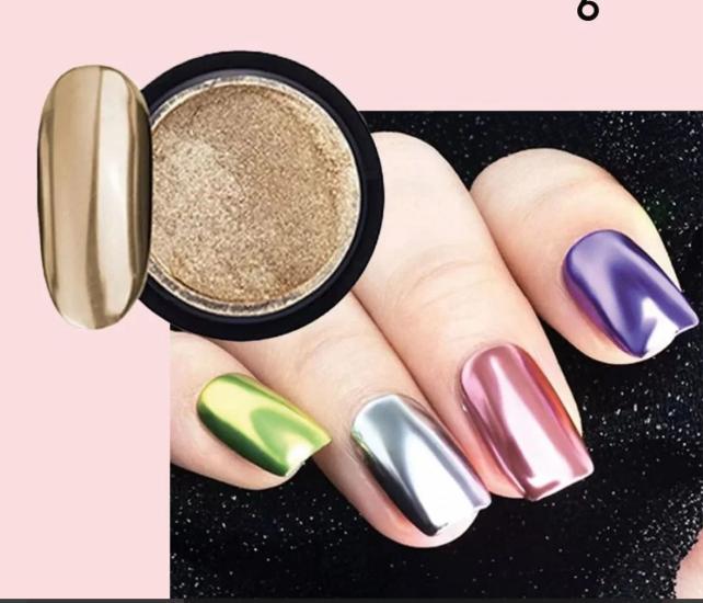 Nail Art Krom Tozu No:6