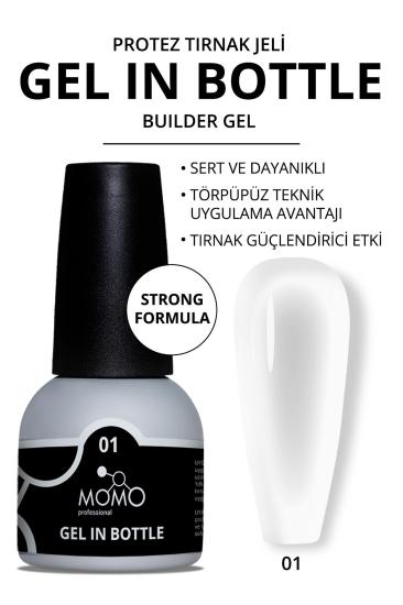 Momo Professional Protez Tırnak Jeli Clear 15 ml