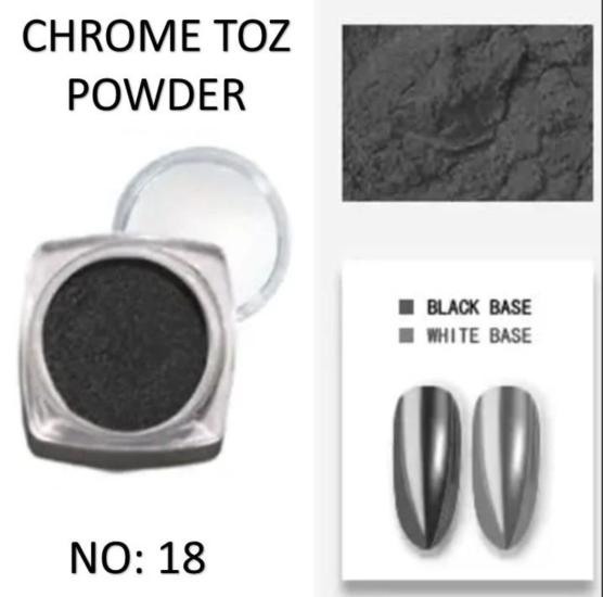 Nail Art Krom Tozu No:18