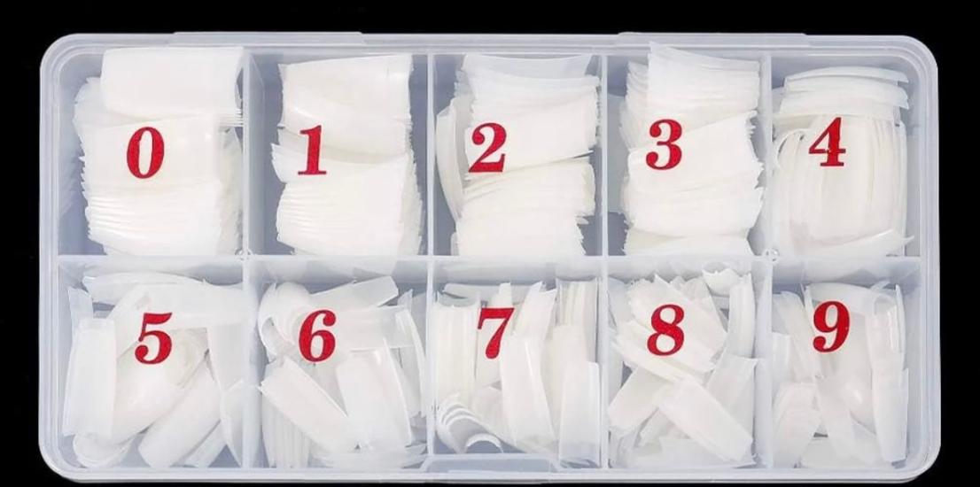 500’lü Yarım Ay Kemik Takma Tırnak Tips